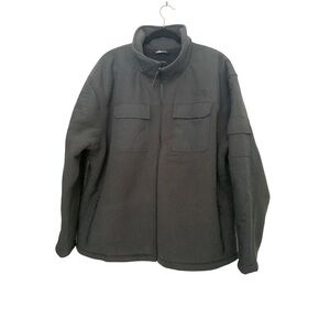 The North Face Black Full-Zip sherpa Lined Jacket 54ch Multiple Pockets Mens ski